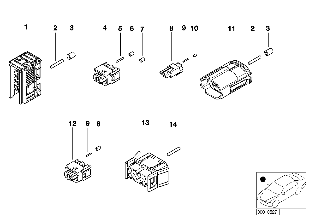 VARIOUS PLUGS ACCORDING TO APPLICATION