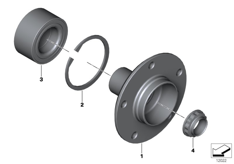 SIDE SHAFT/WHEEL BEARINGS