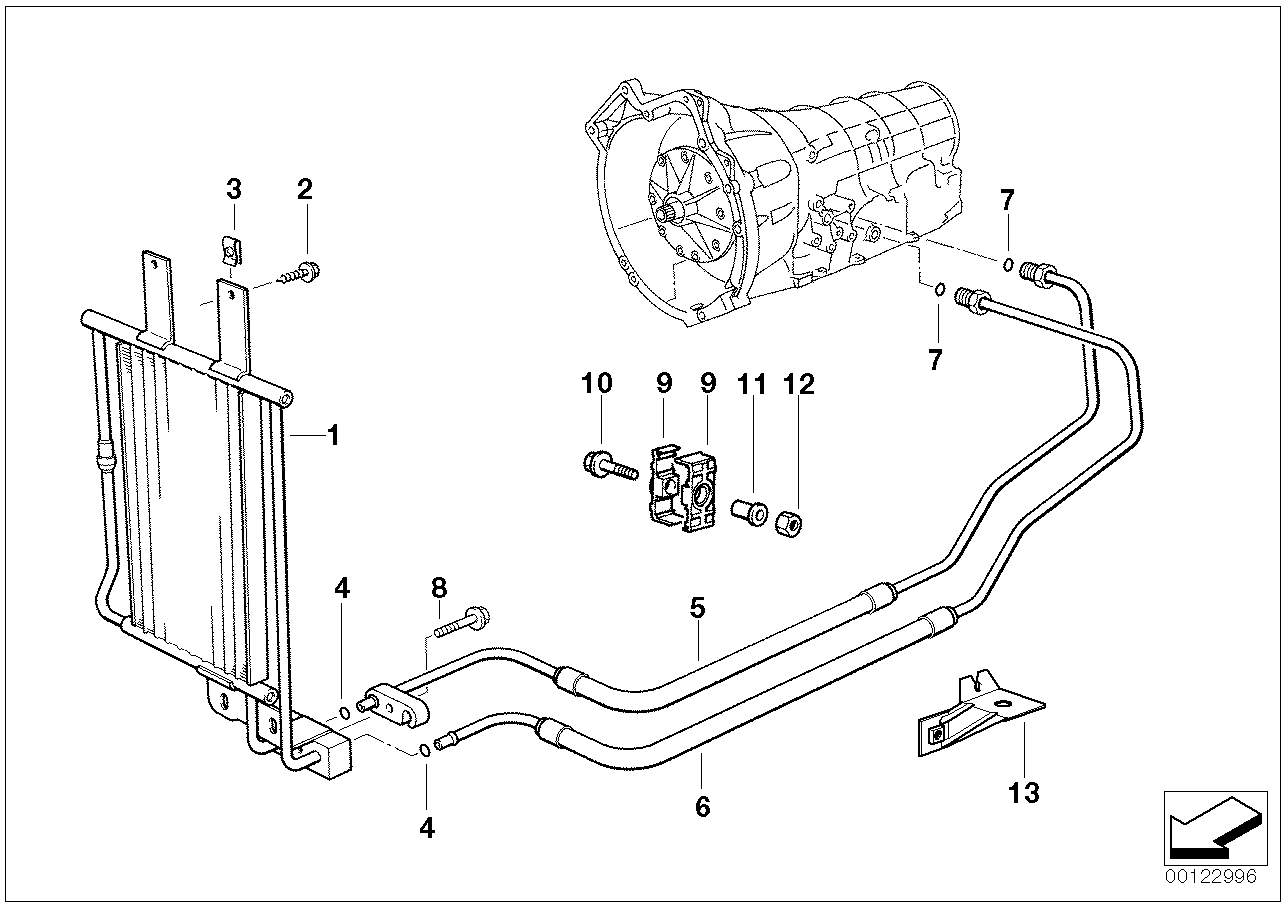 TRANSMISSION OIL AIR COOLING