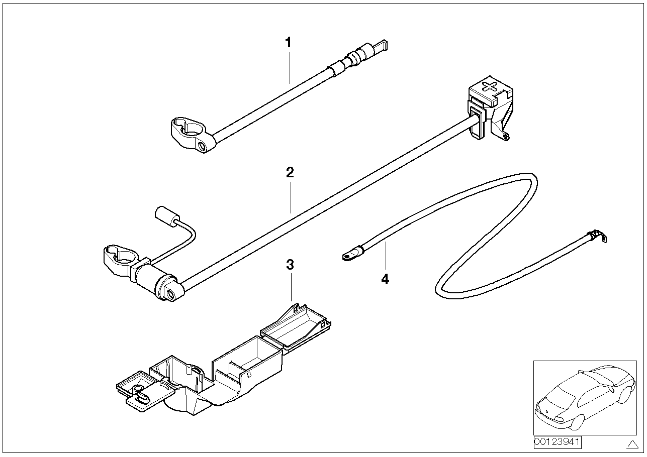 BATTERY CABLE(BATTERY FRONT)