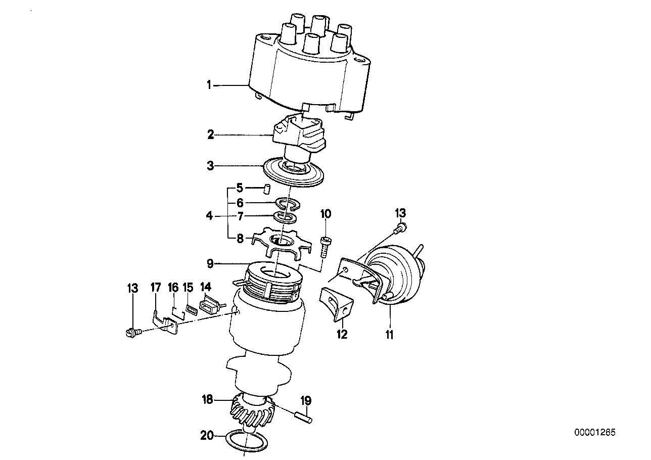 DISTRIBUTOR-SINGLE PARTS