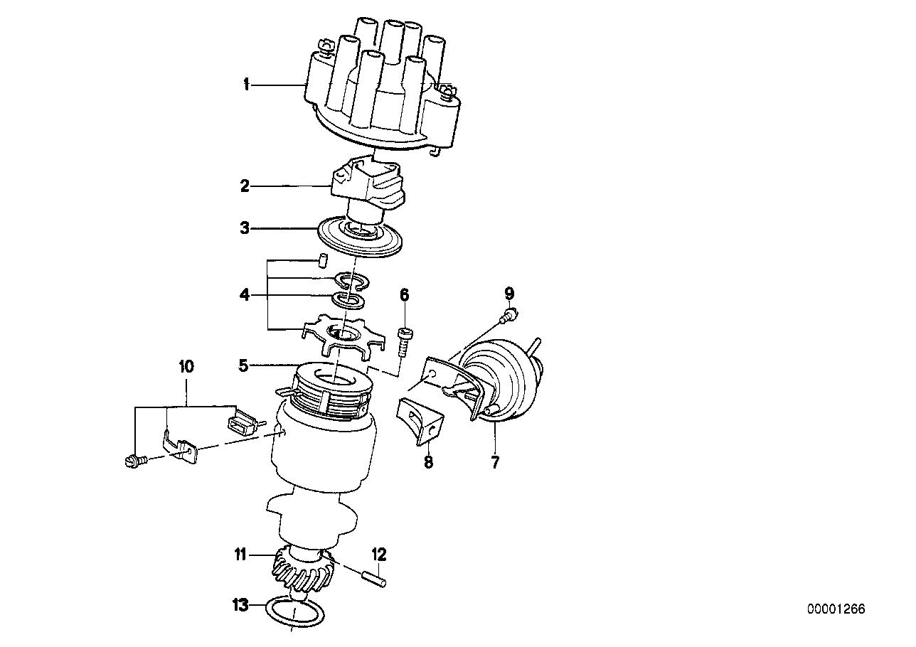 DISTRIBUTOR-SINGLE PARTS