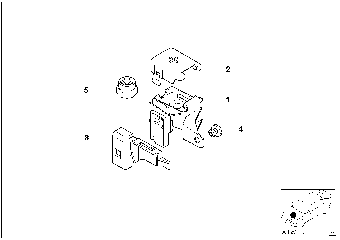 B+ TERMINAL POINT, ENGINE COMPARTMENT