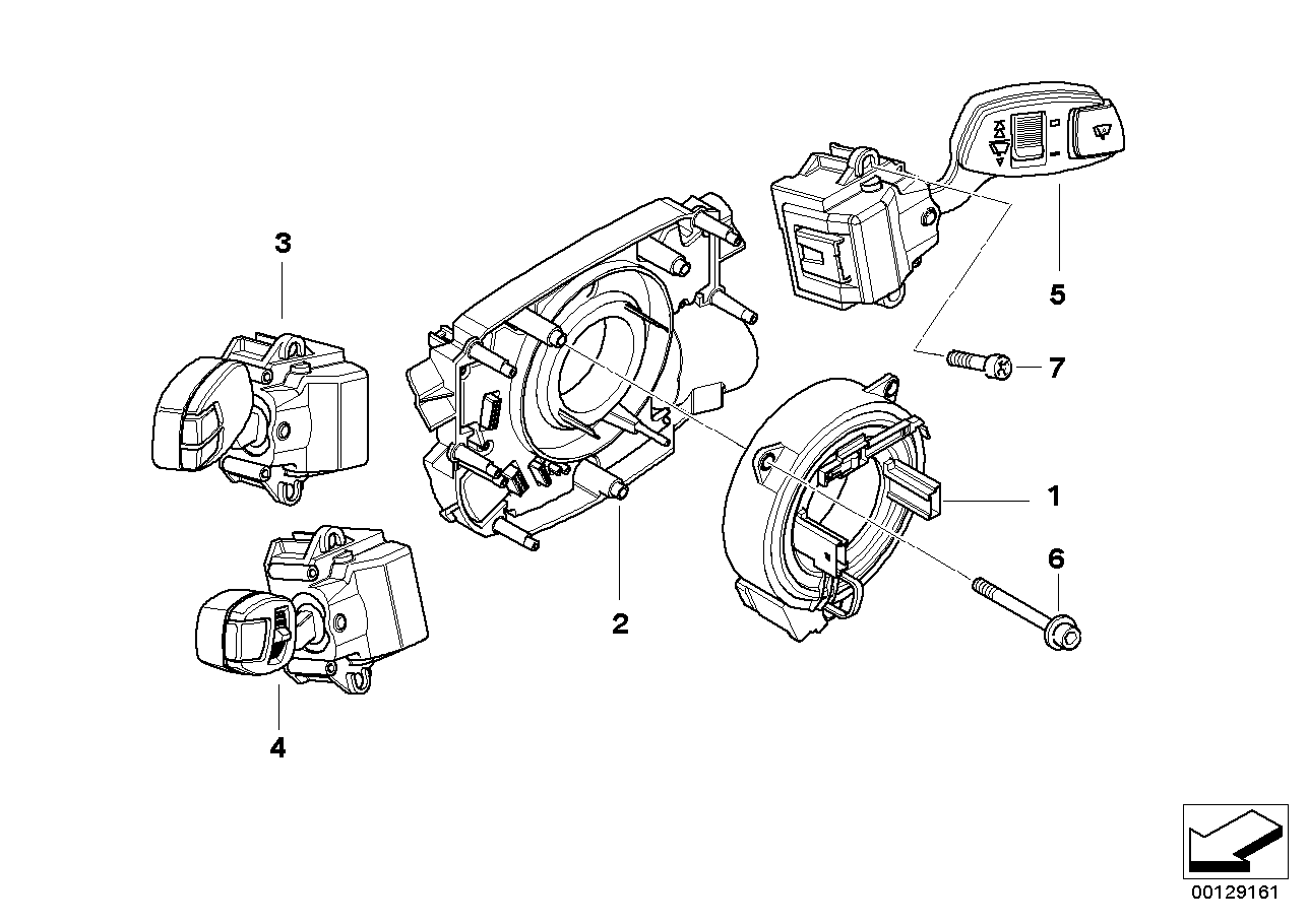 STEERING COLUMN SWITCH/CONTROL UNIT