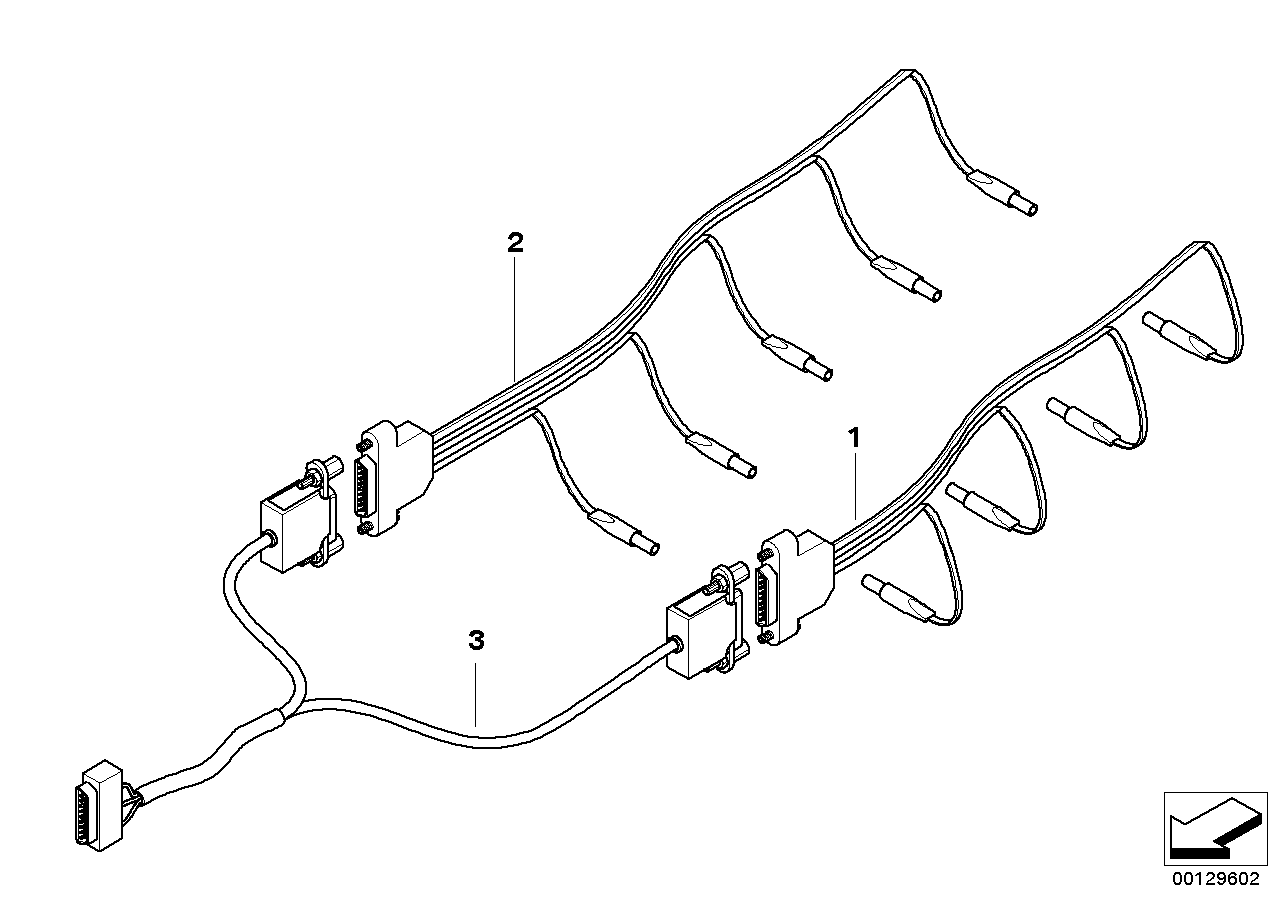 SET OF CABLES EMERGENCY EXIT