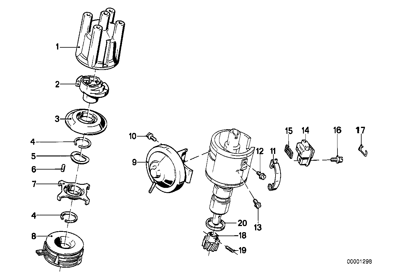 DISTRIBUTOR-SINGLE PARTS