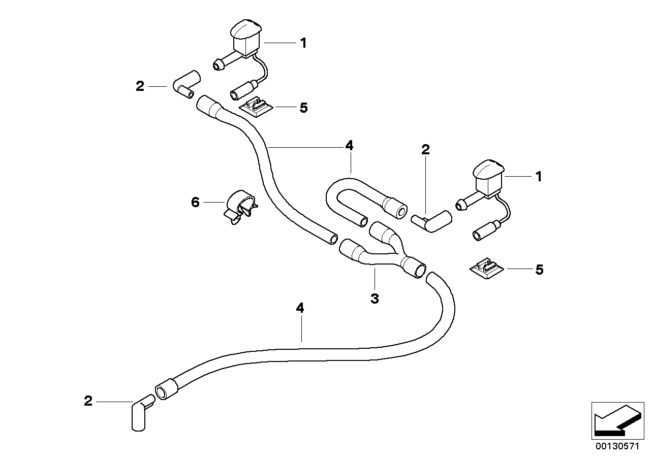 SINGLE PARTS FOR WINDSHIELD CLEANING