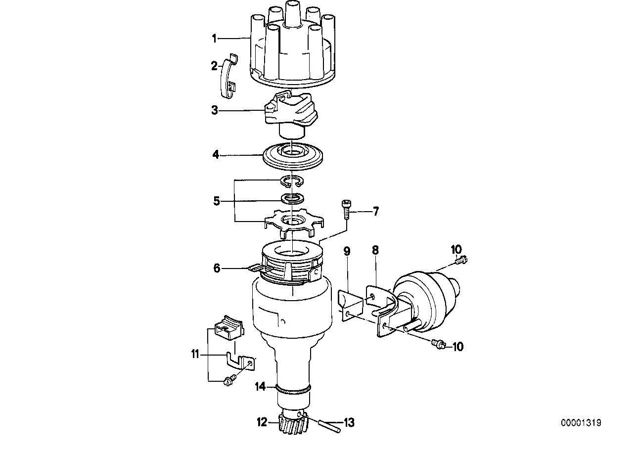 DISTRIBUTOR-SINGLE PARTS