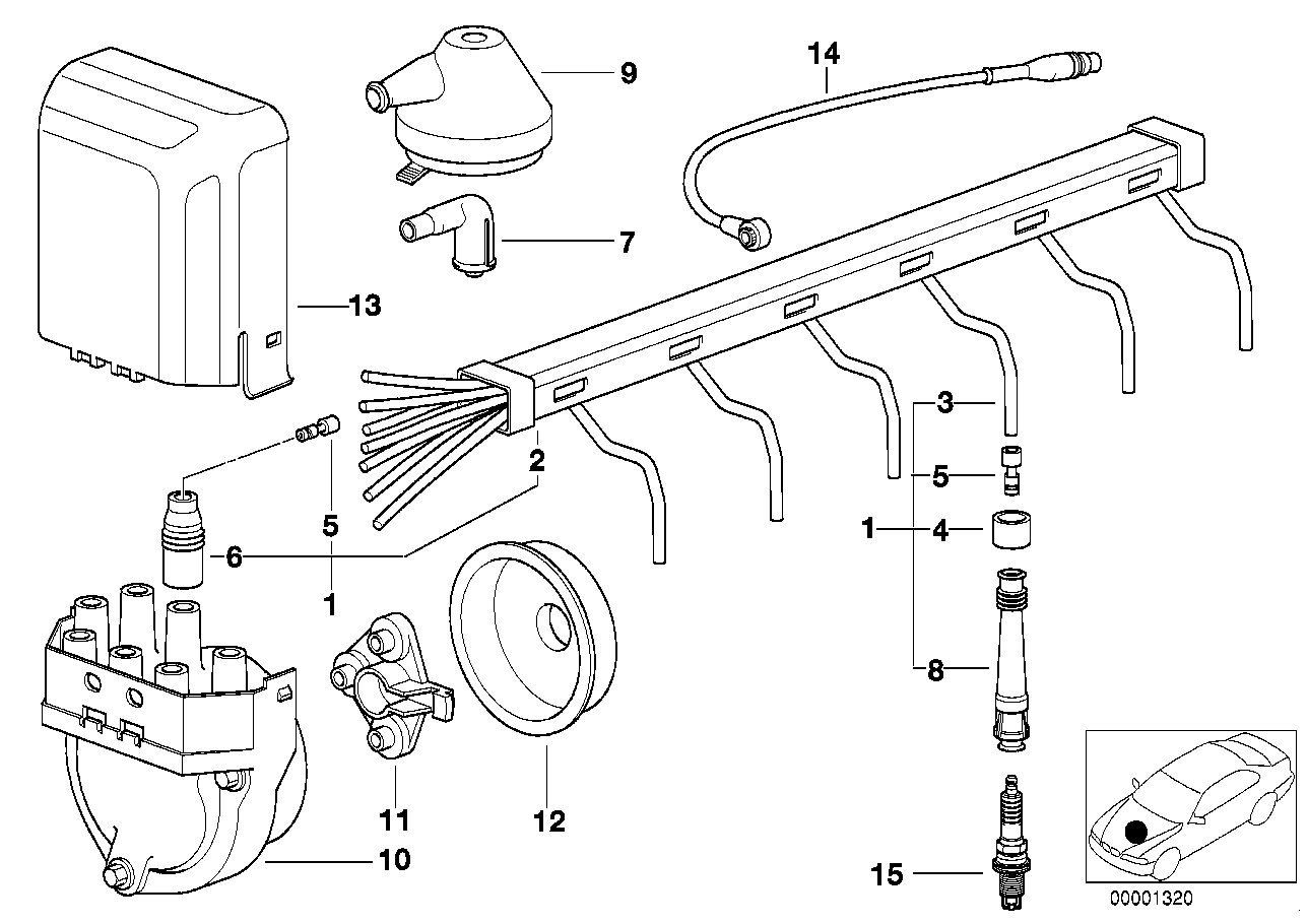 IGNITION WIRING/SPARK PLUG/DISTRIB.C..