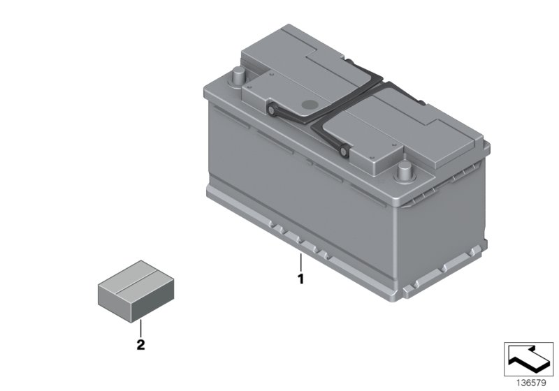 ORIGINAL BMW BATTERY