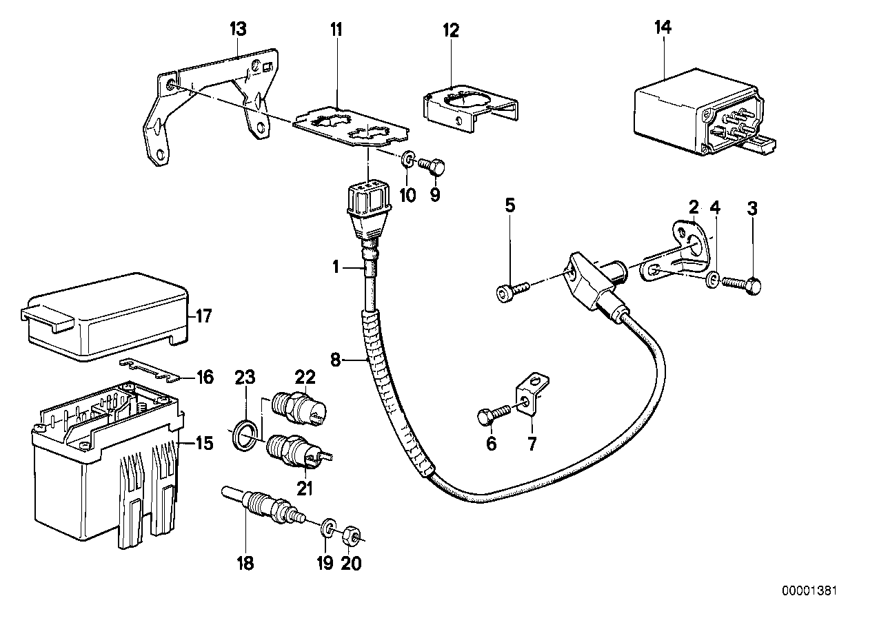 GLOW PLUG UNIT/TEMP.SENSOR/TRIGG.CONTACT