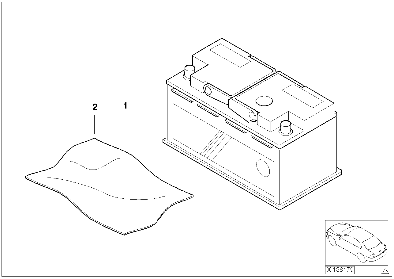 ORIGINAL BMW BATTERY