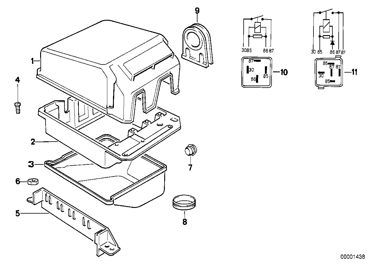 RELAY MOTOR/CONTROL UNIT-BOX