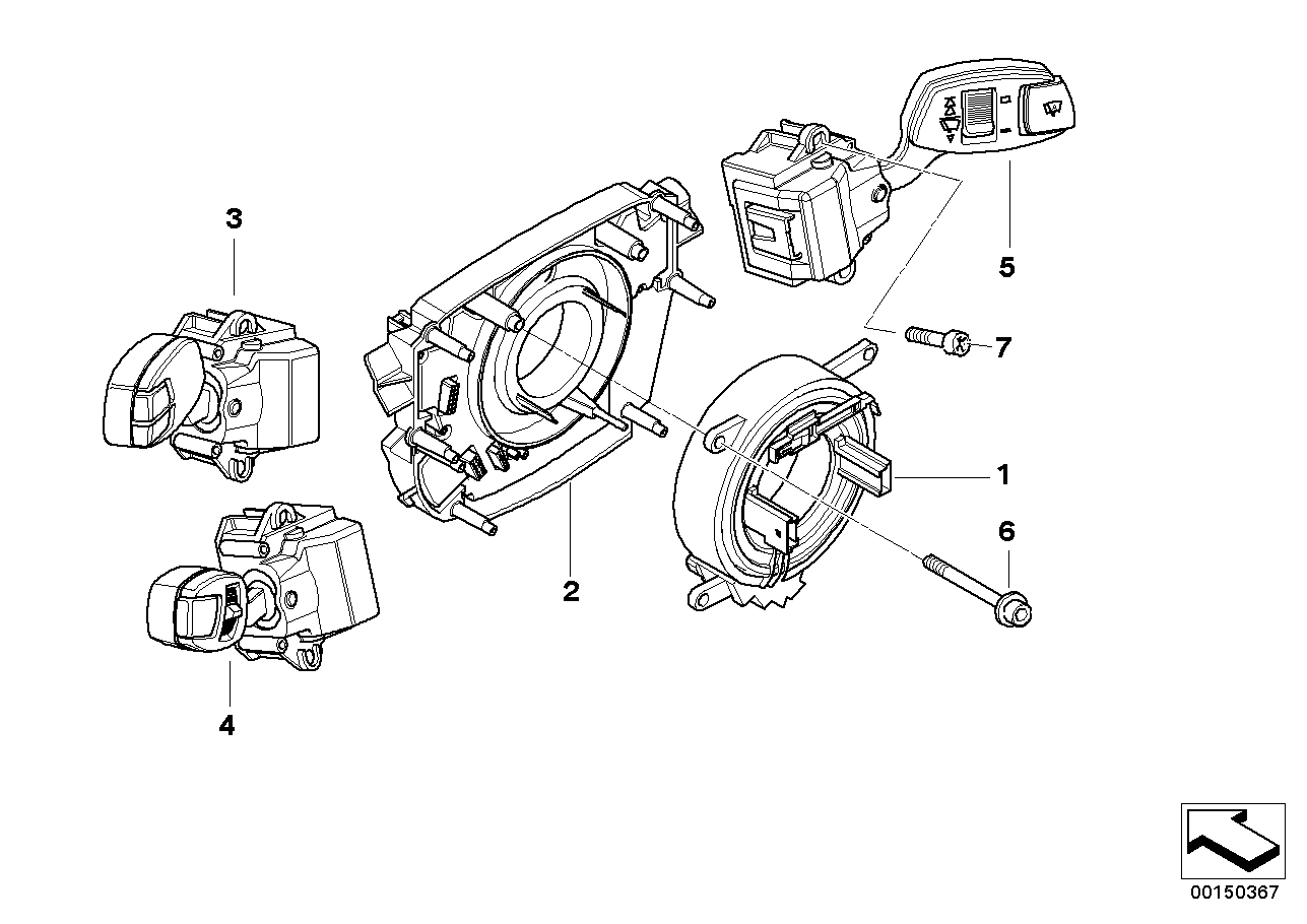 STEERING COLUMN SWITCH/CONTROL UNIT