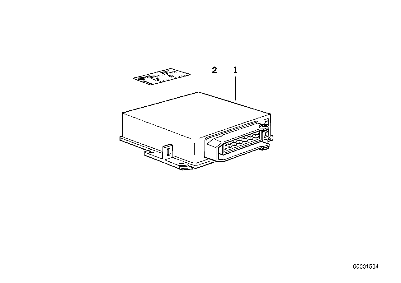 UNCODED DME CONTROL UNIT