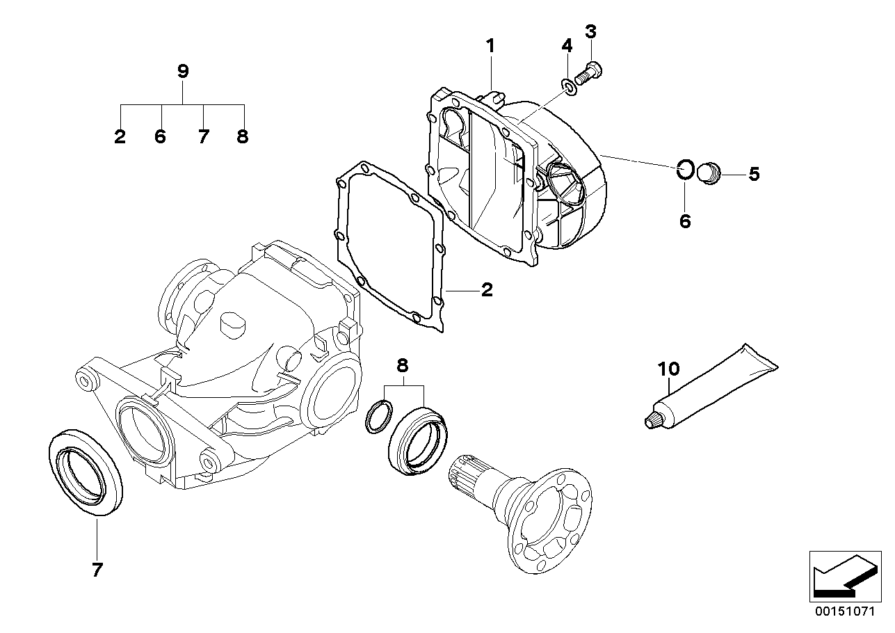 FINAL DRIVE, GASKET SET