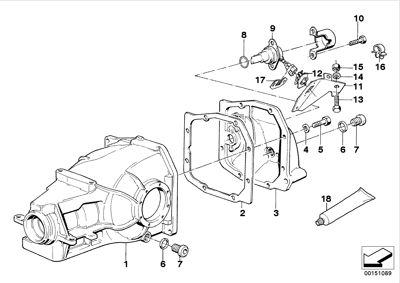 FINAL DRIVE COVER/TRIGGER CONTACT