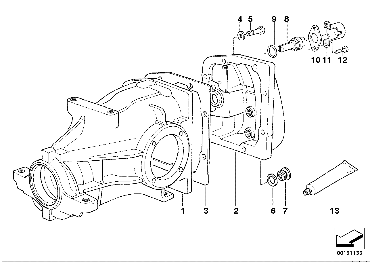 FINAL DRIVE COVER/TRIGGER CONTACT