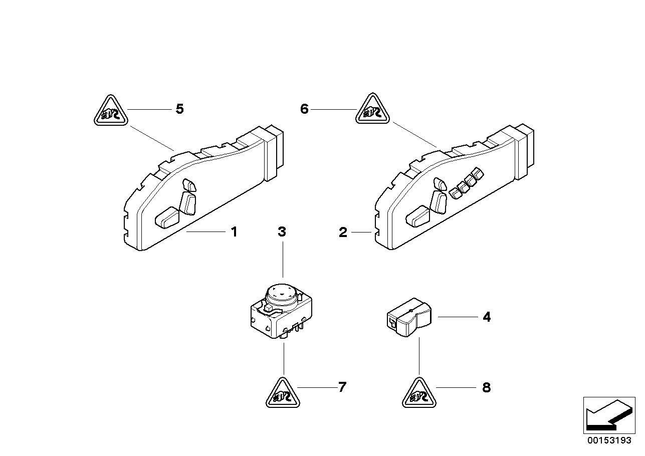 SWITCH, SEAT ADJUSTMENT