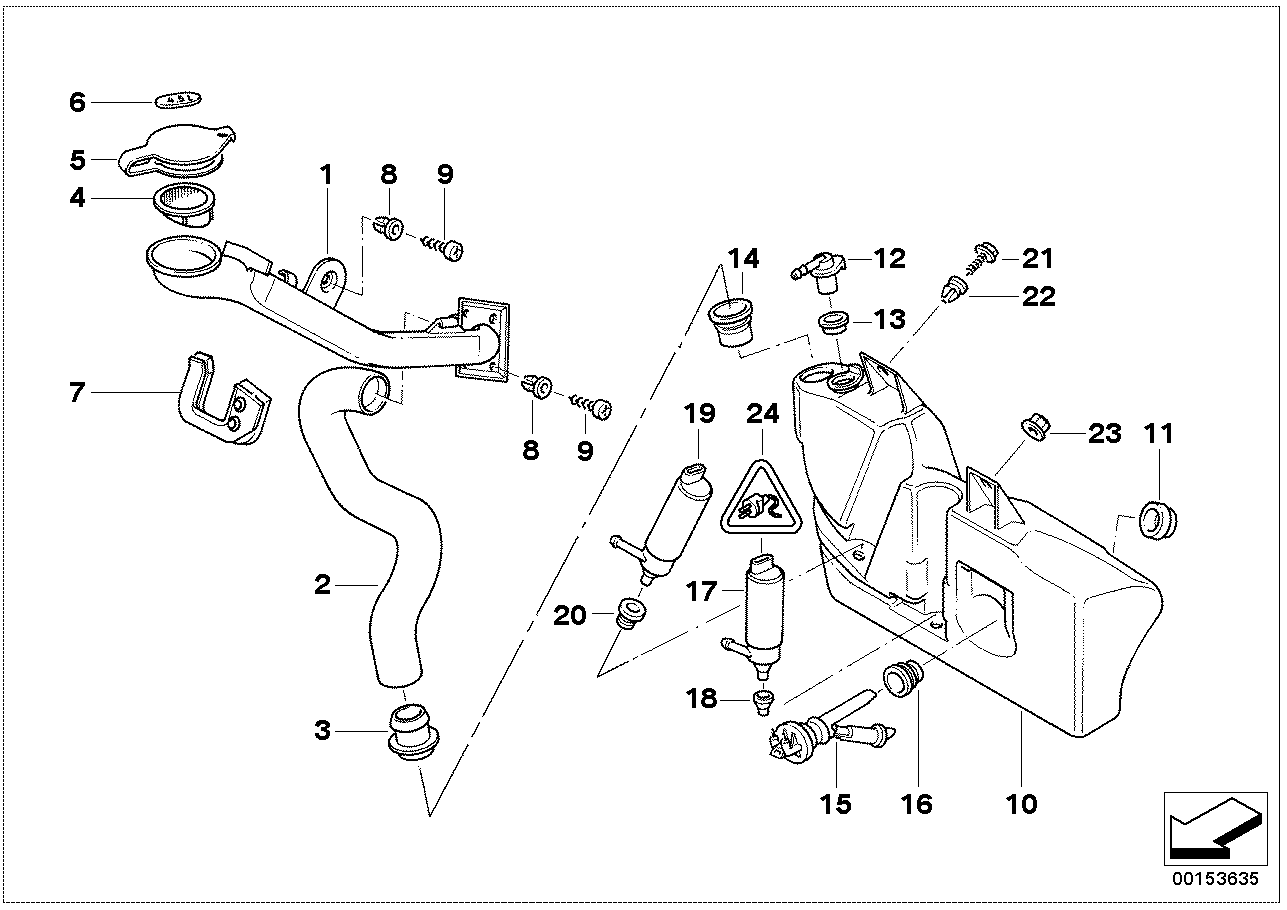 HEAD LAMP CLEANING DEVICE CONTAINER