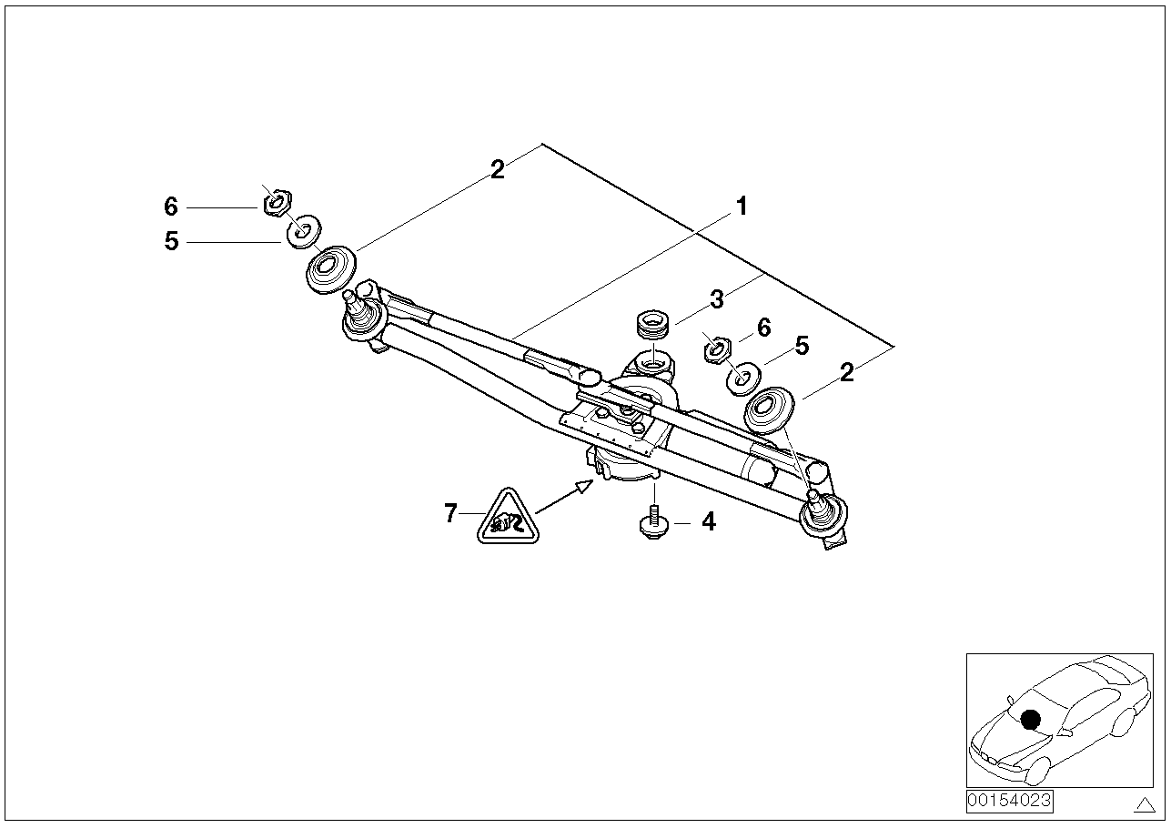 WINDSHIELD WIPER SYSTEM, LHD