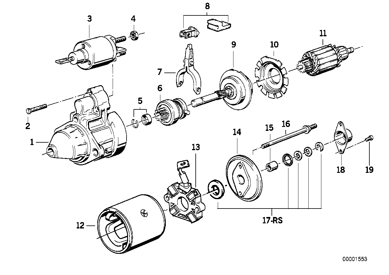 STARTER PARTS 1,4KW