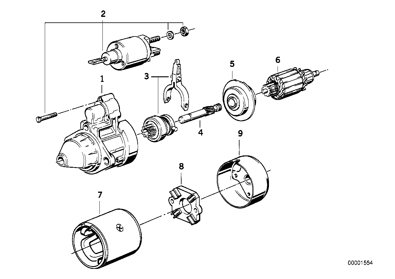 STARTER PARTS 2,2KW