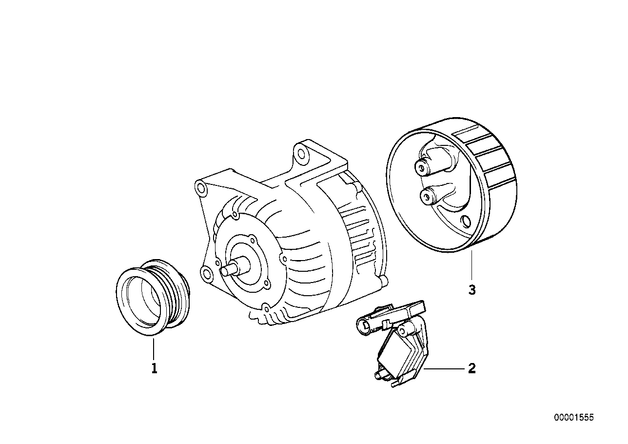 ALTERNATOR PARTS 95A