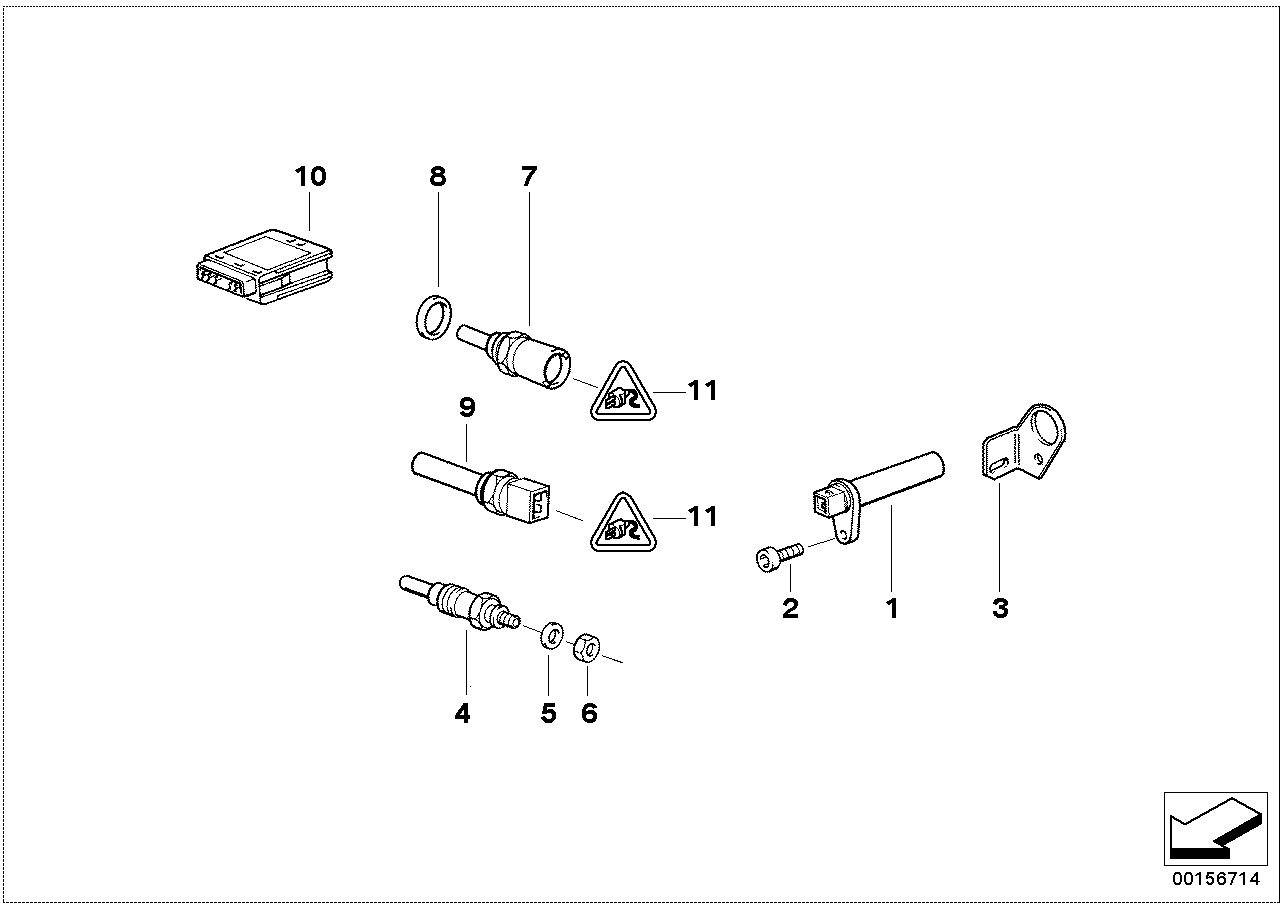 GLOW PLUG UNIT/TEMP.SENSOR/TRIGG.CONTACT