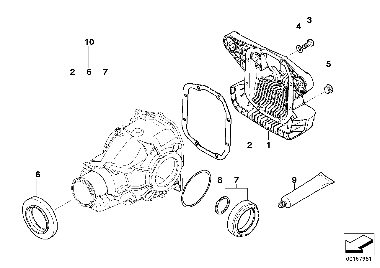 FINAL DRIVE, GASKET SET