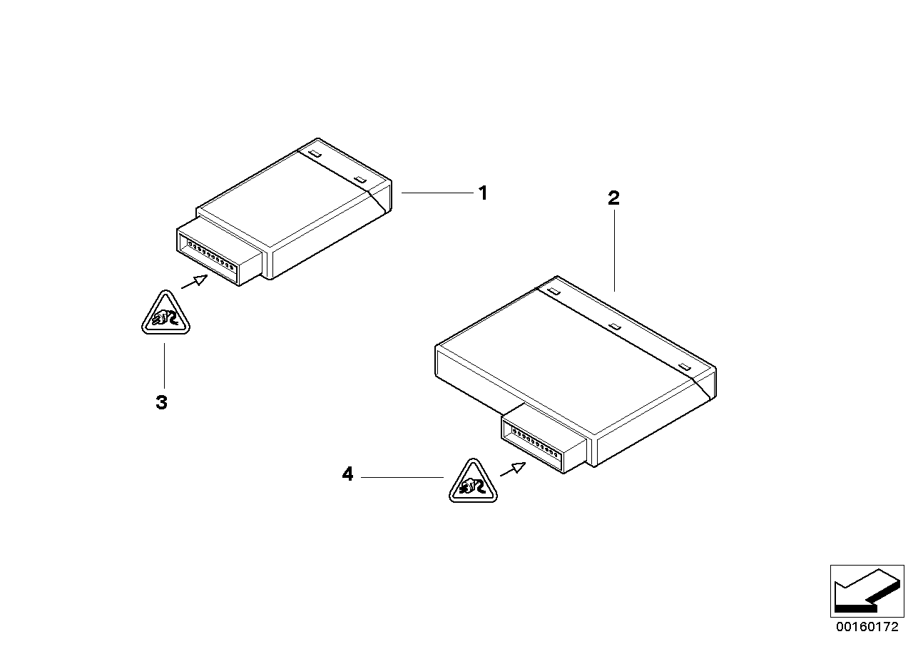 ECU FOR SWITCH CENTER IN CENTER CONSOLE