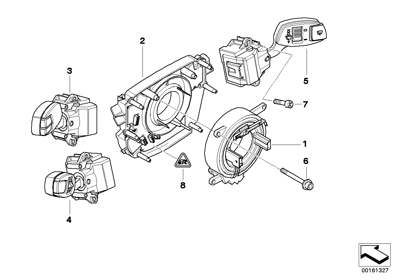 STEERING COLUMN SWITCH/CONTROL UNIT