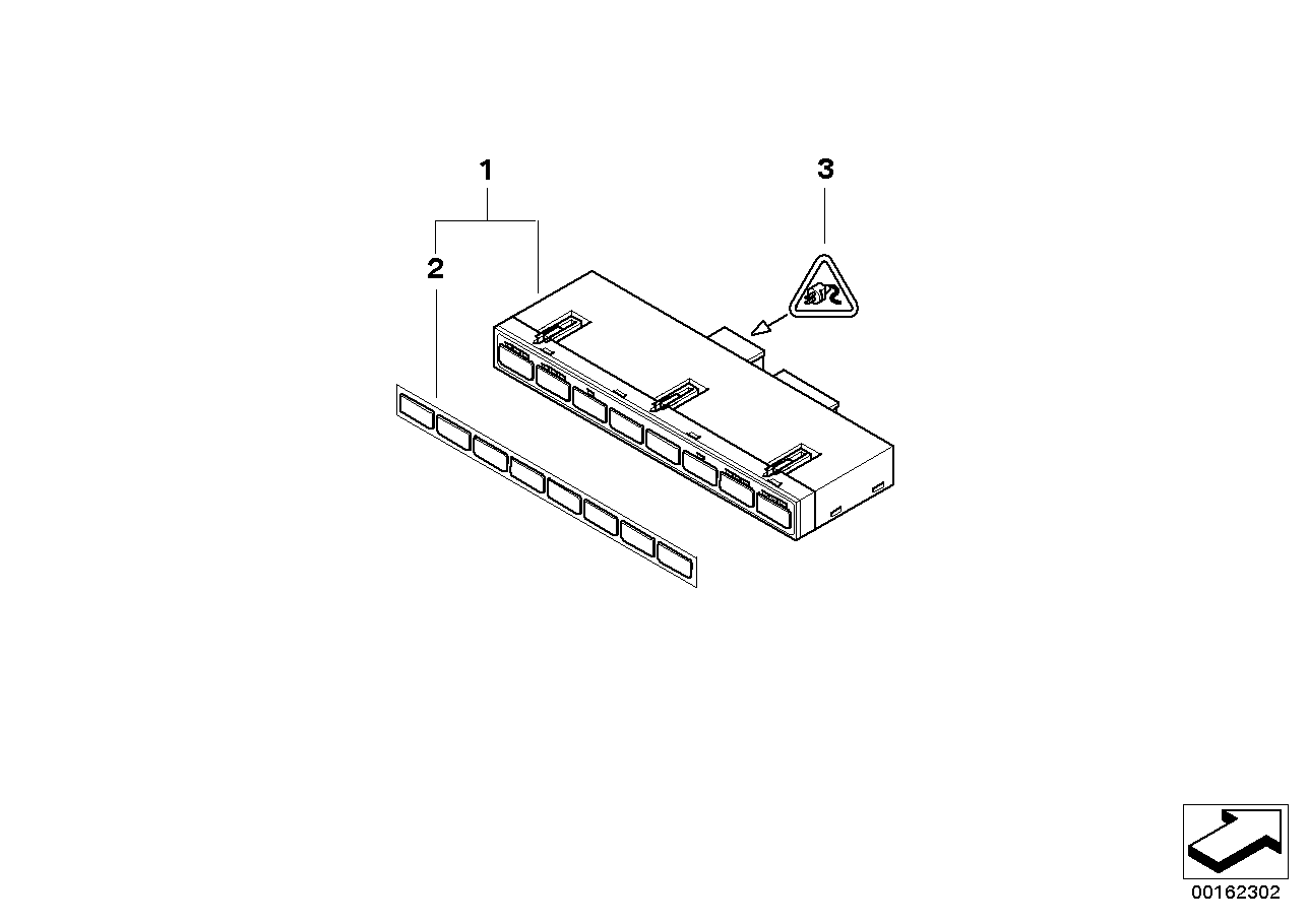 SWITCH UNIT, CENTER CONSOLE