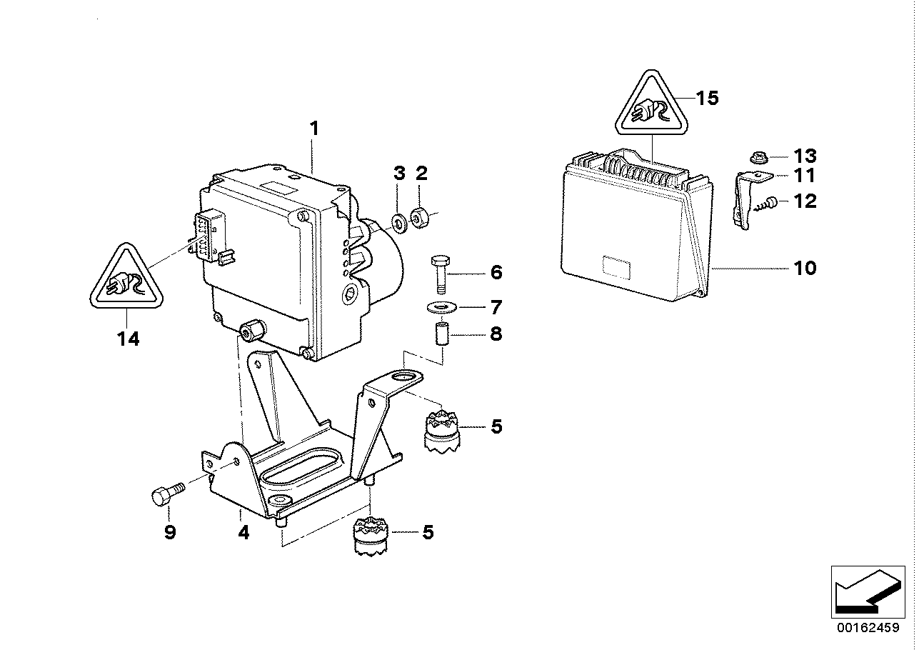 ANTI BLOCK SYSTEM-CONTROL UNIT