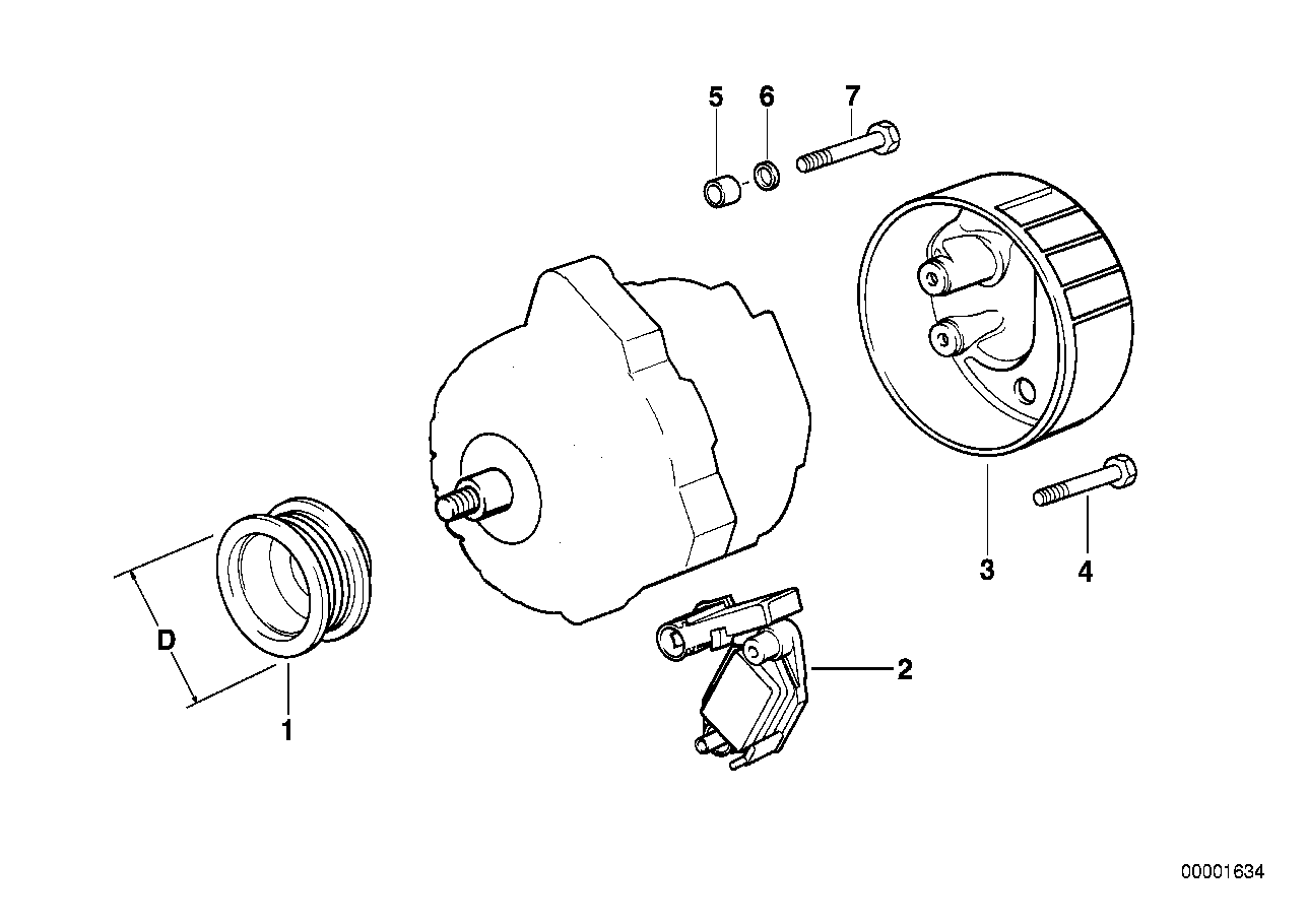 ALTERNATOR PARTS 95A