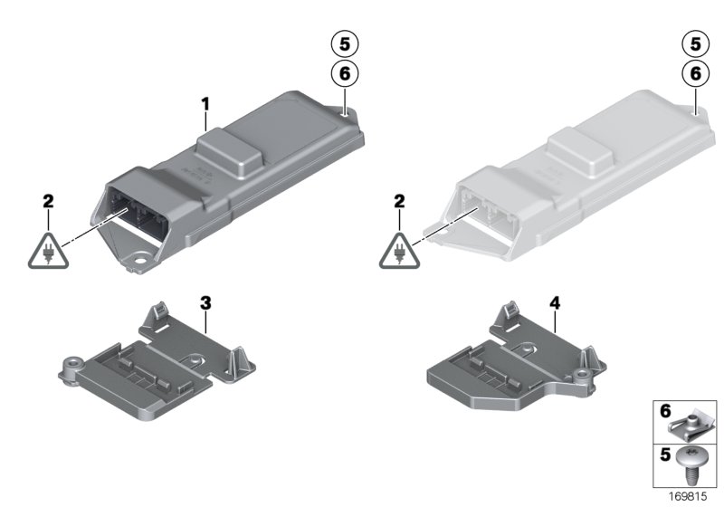 CONTROL UNIT, ELECTRONIC BELT RETRACTOR