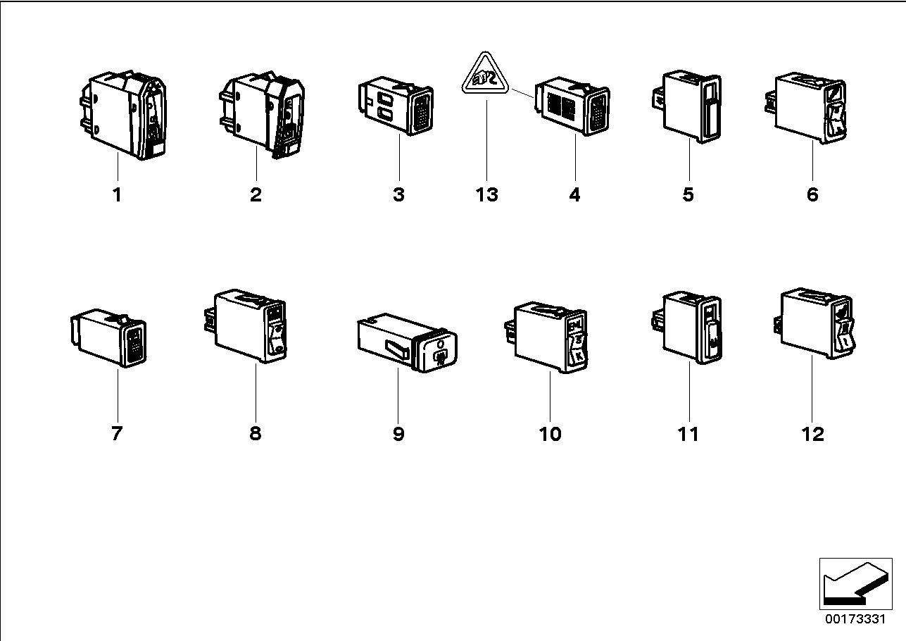 VARIOUS SWITCHES