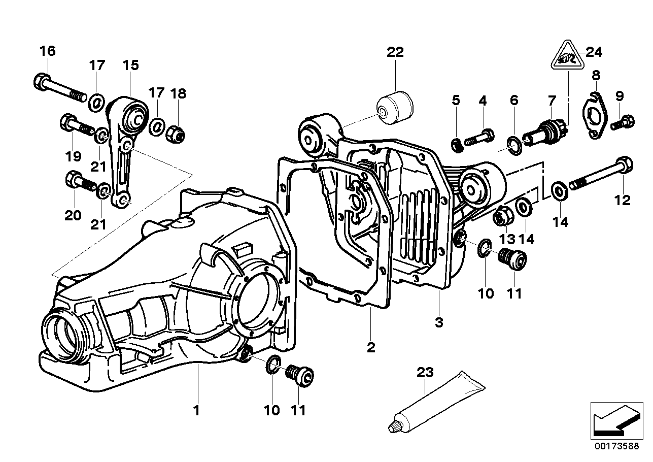 FINAL DRIVE COVER/TRIGGER CONTACT