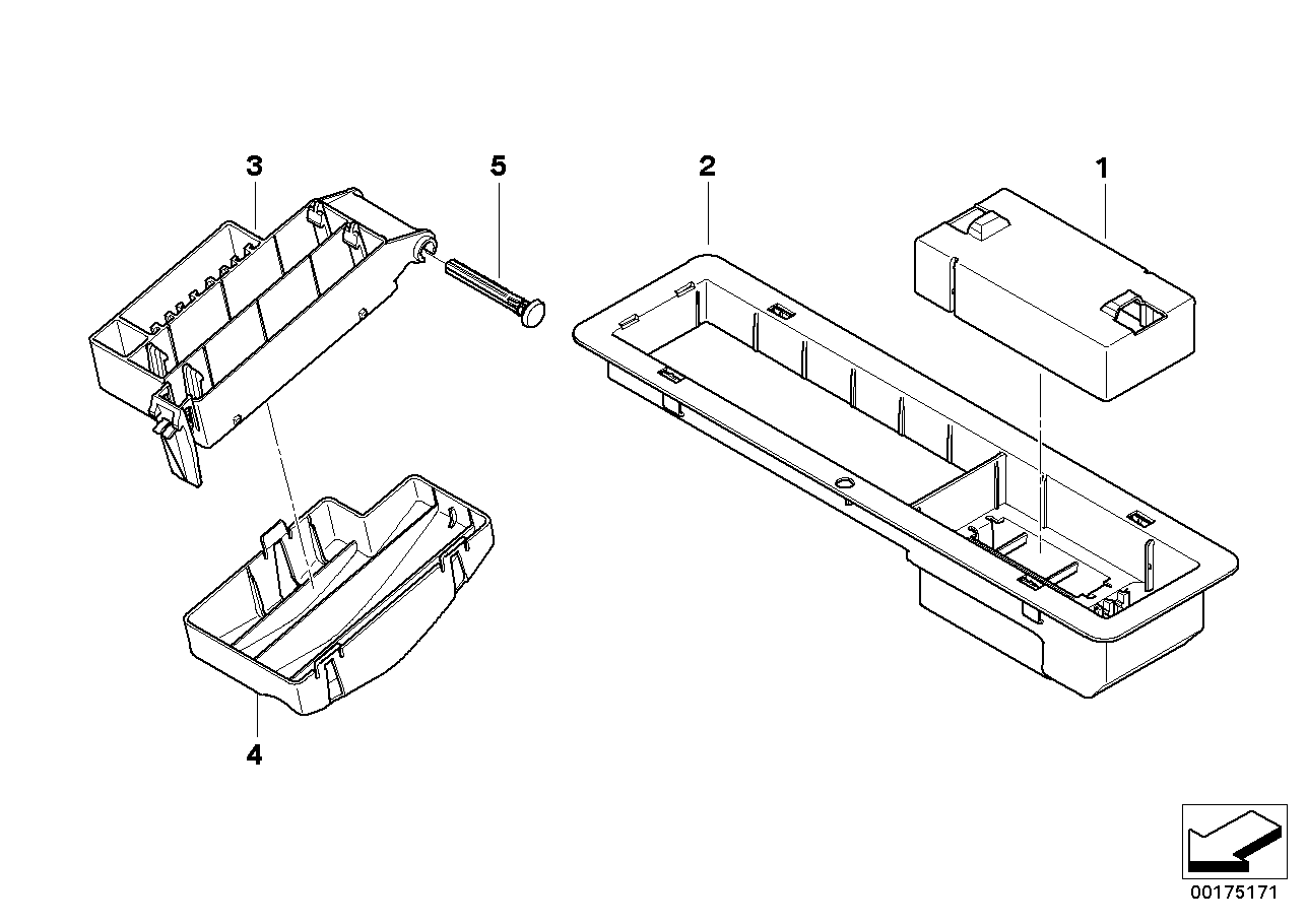 SINGLE COMPONENTS FOR FUSE HOUSING