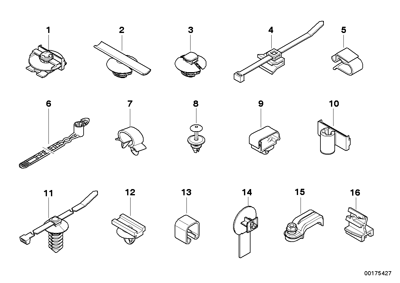 VARIOUS CABLE HOLDERS