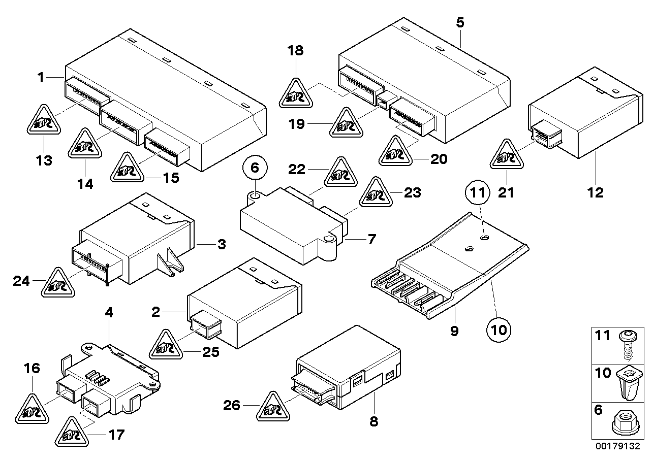 BODY CONTROL UNITS AND MODULS