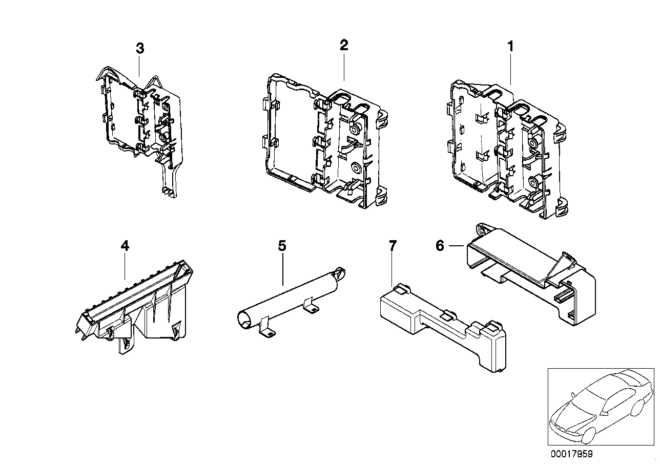 VARIOUS CABLE HOLDERS