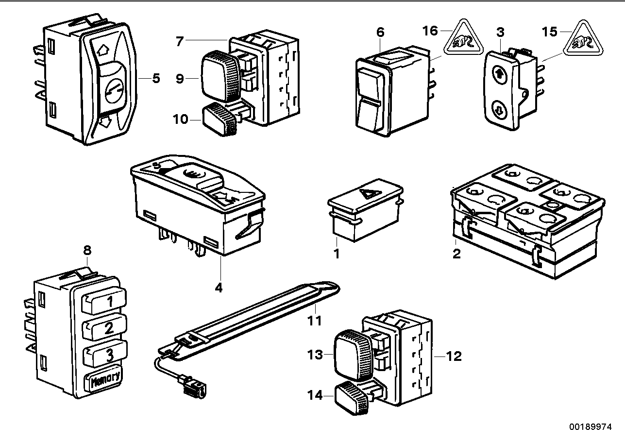 VARIOUS SWITCHES