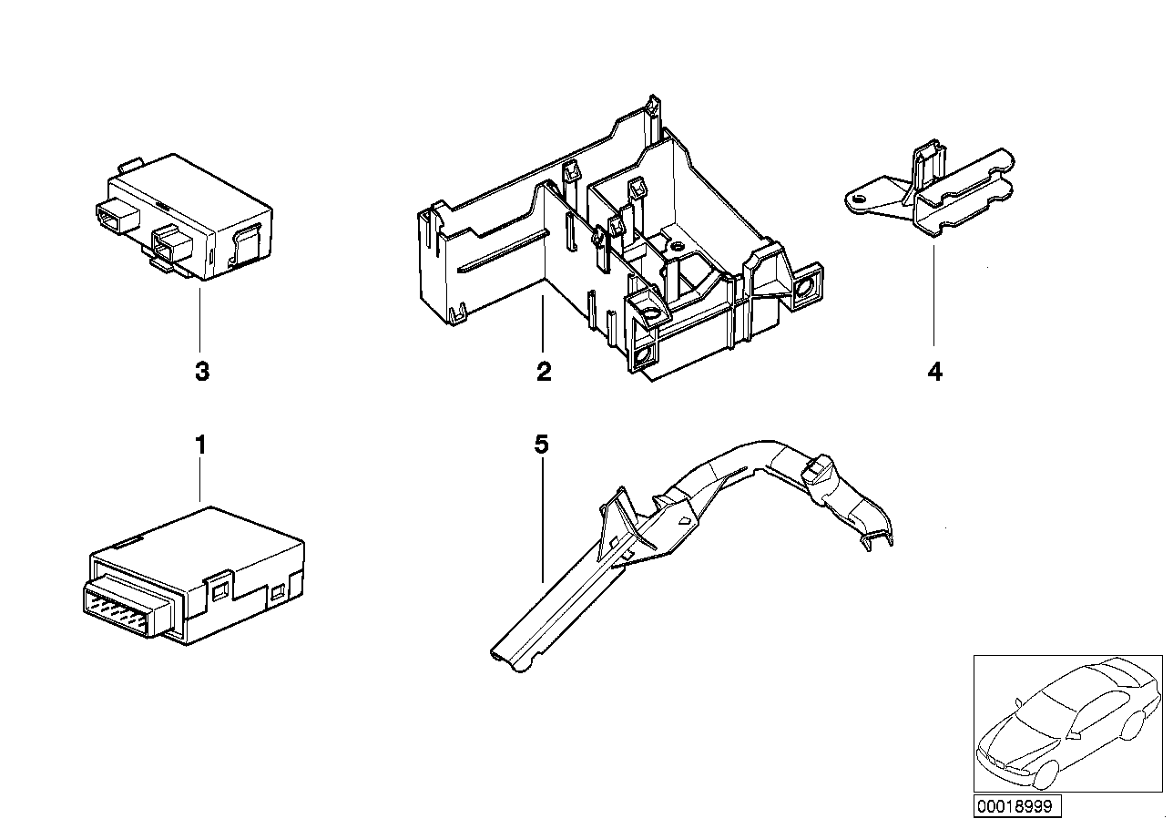 EWS CONTROL UNIT/TR MODULE/SUPPORT