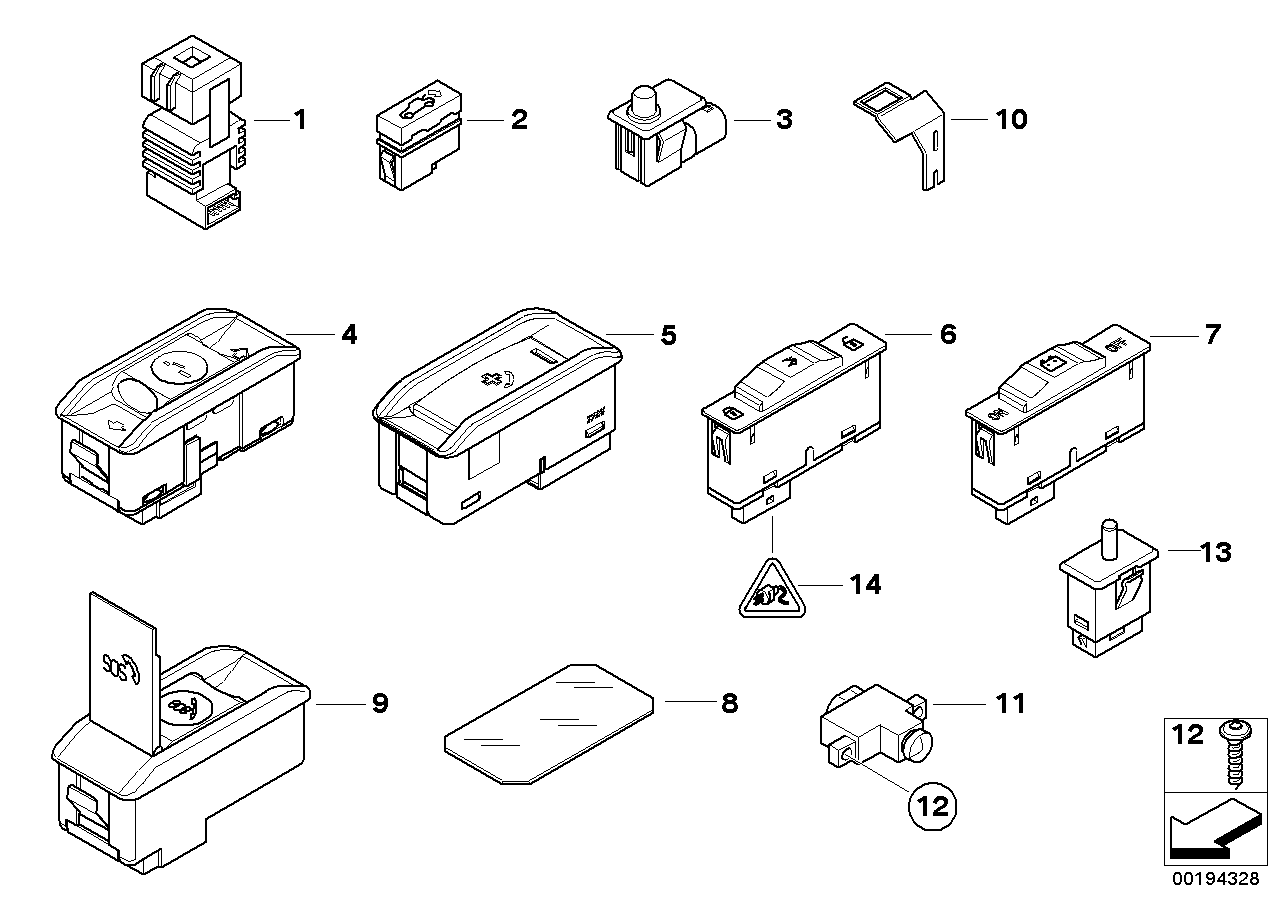 VARIOUS SWITCHES