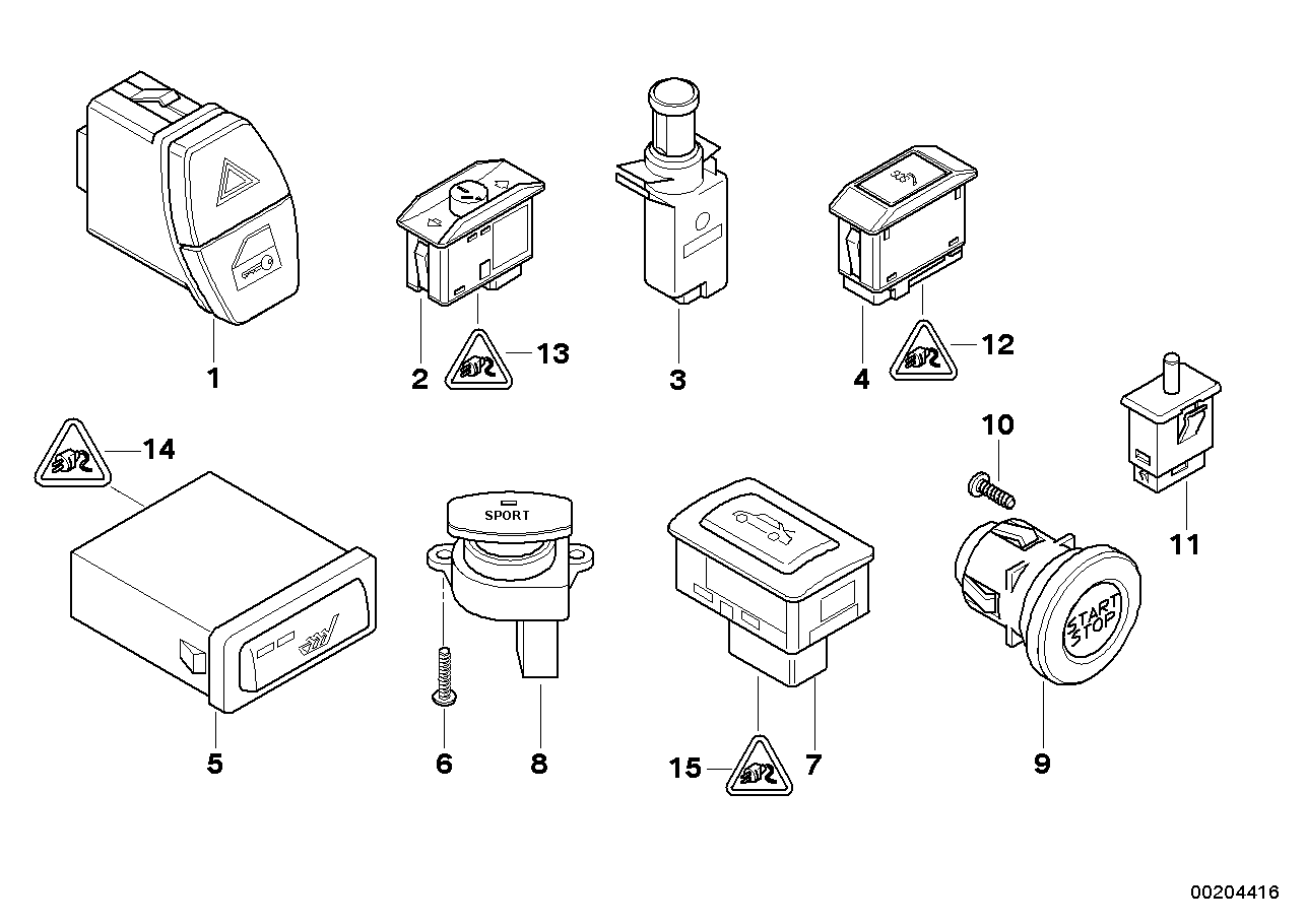 VARIOUS SWITCHES