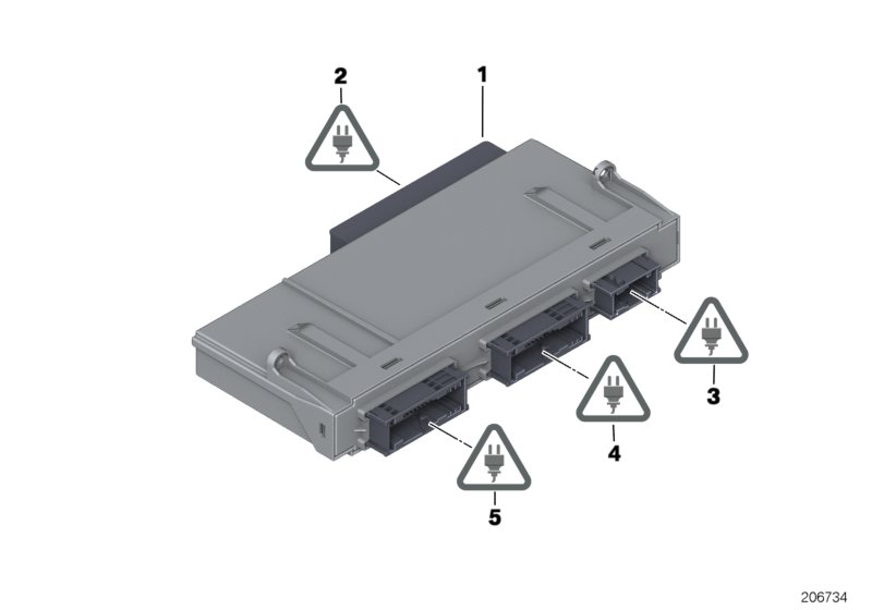 CNTRL UNIT, JUNCTION BOX, ELECTRONIC 3