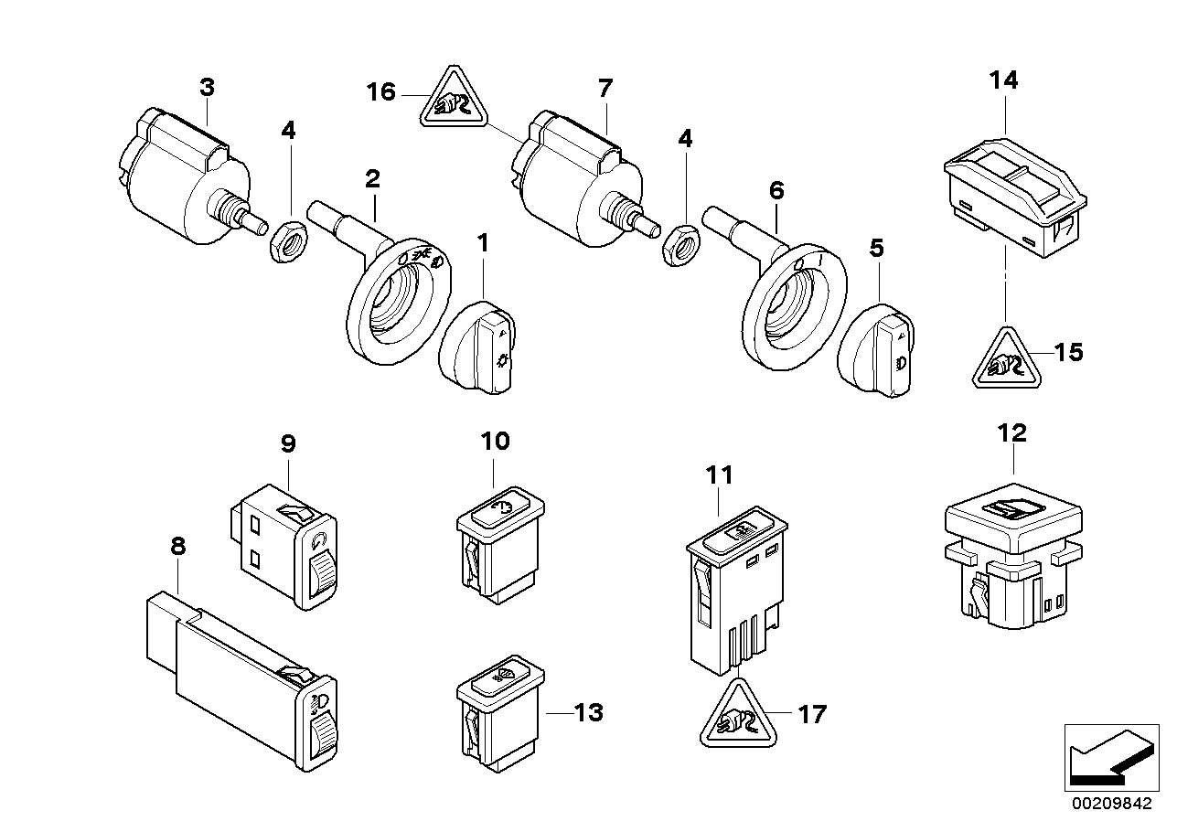 VARIOUS SWITCHES