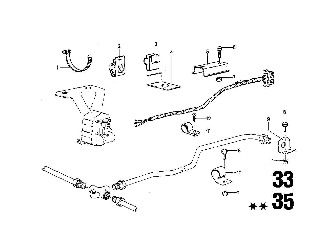 WIRING HARNESS LEVELLING DEVICE