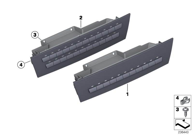 SWITCH UNIT, CENTER CONSOLE